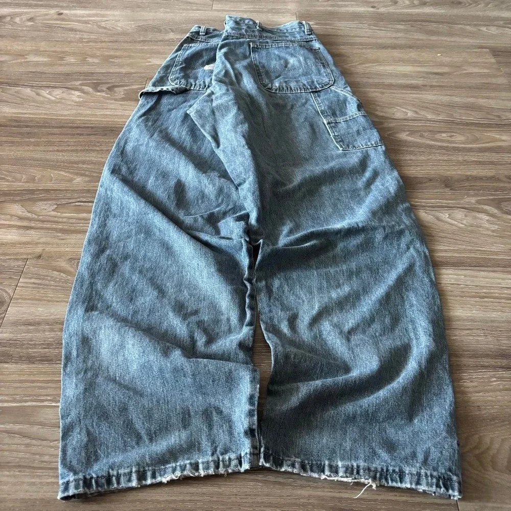Vintage Y2K/2000s Baggy Dark Wash Grunge Skater Carpenter Denim Jeans!